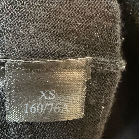 All Saints Drina V-Neck Merino Wool Long Sweater Mini Dress XS - Picture 8 of 10